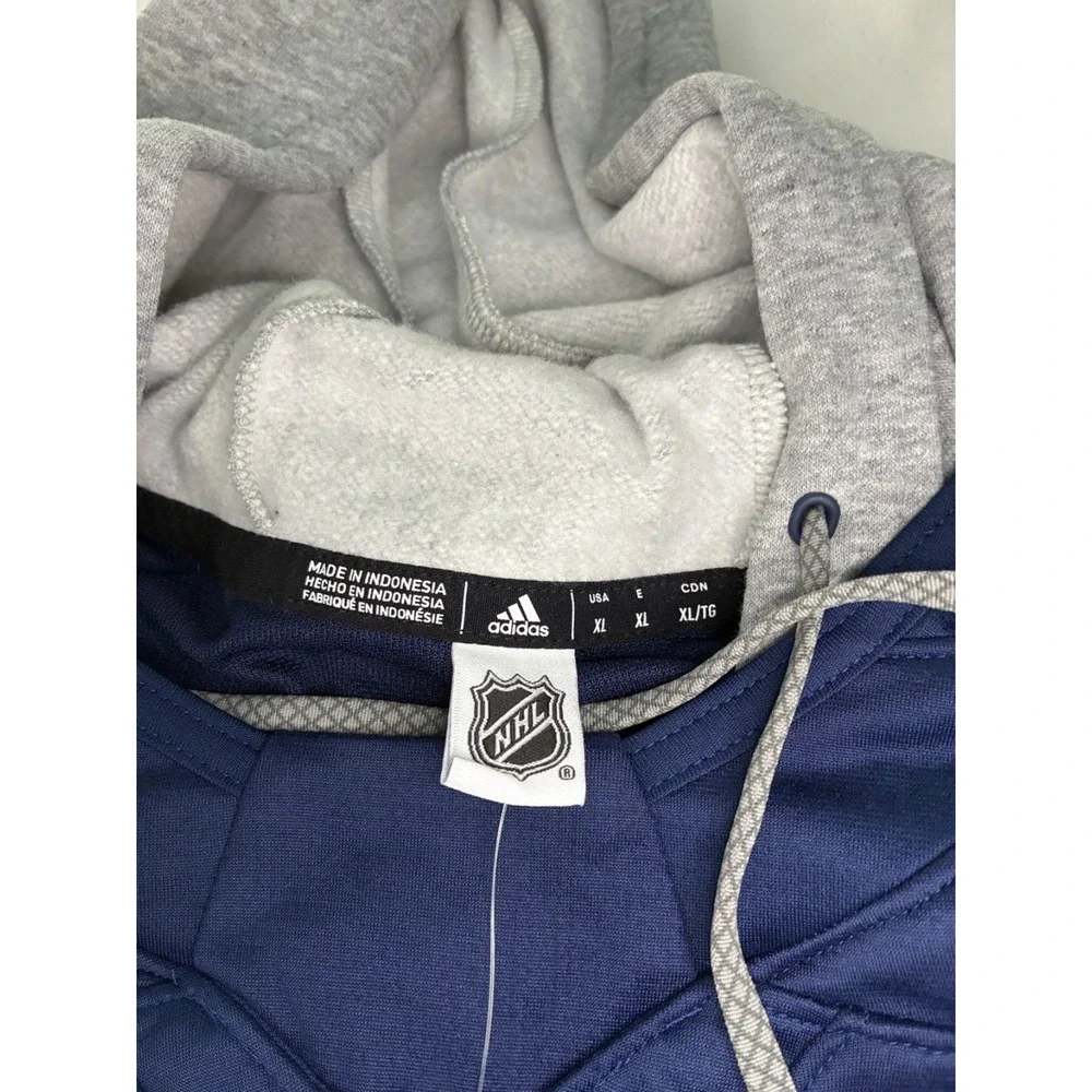 Men's XL NWT Montreal Canadiens adidas Navy Skate Lace AEROREADY - Pullover Hood